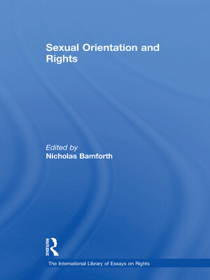cover image of Sexual Orientation and Rights